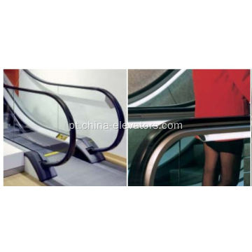 Movendo corrimão de borracha para escadas rolantes de Schindler